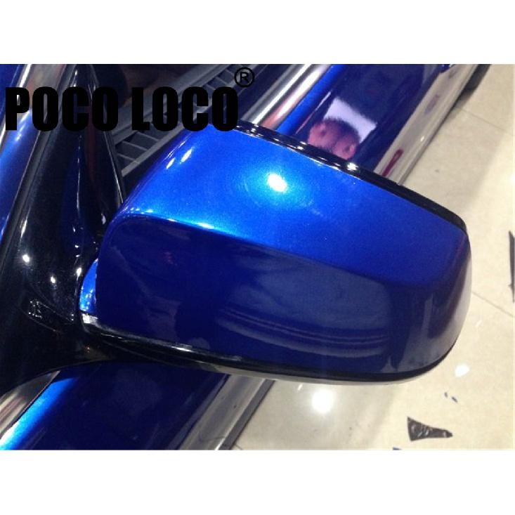 Candy Blue lesklá metalická vinylová fólie Samolepka na auto Fólie na vozidla Pro motocykl Kolo Nálepka