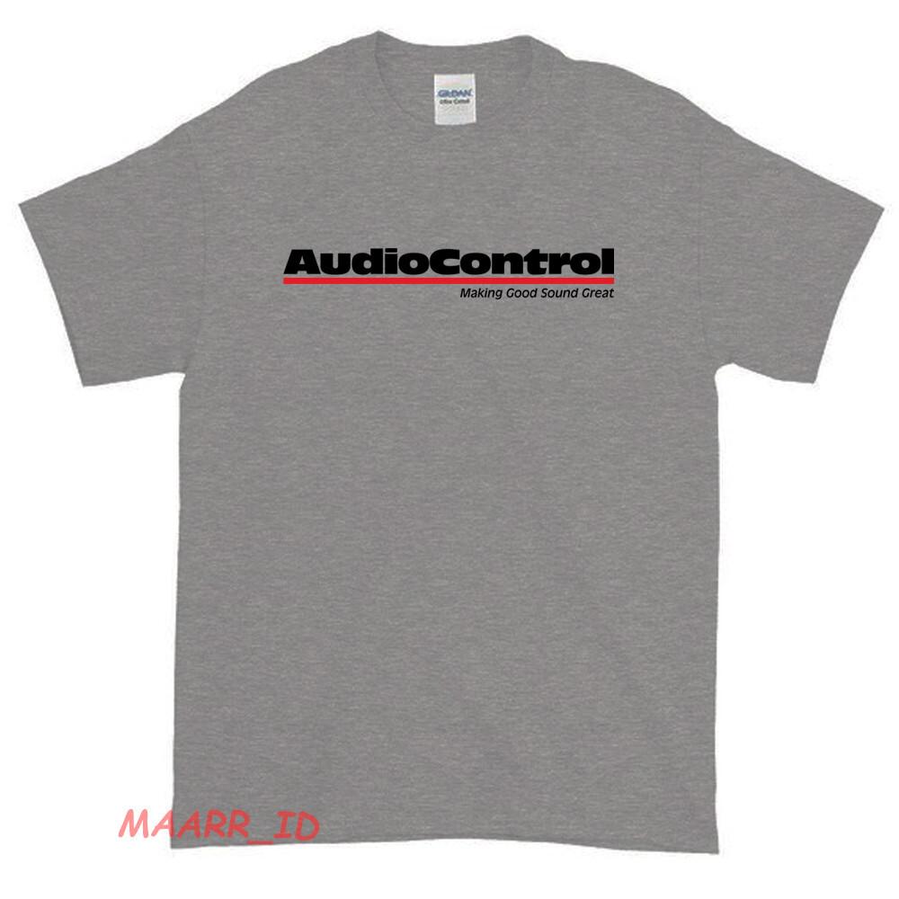 

New AUDIOCONTROL Logo American Funny T Shirt USA size S -XXL XL