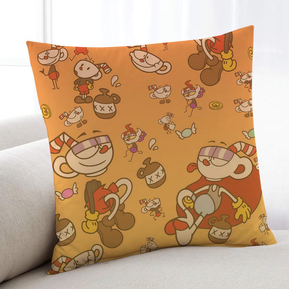 

CCUPHEADES Game cushion cover Home Bedding Sofa living Room pillowcase Simple Soft Skin Cushion Cover Party Gift 30x30cm