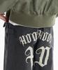 HOODHOOD Hd Chain Embroidery Cotton Pants Charcoal