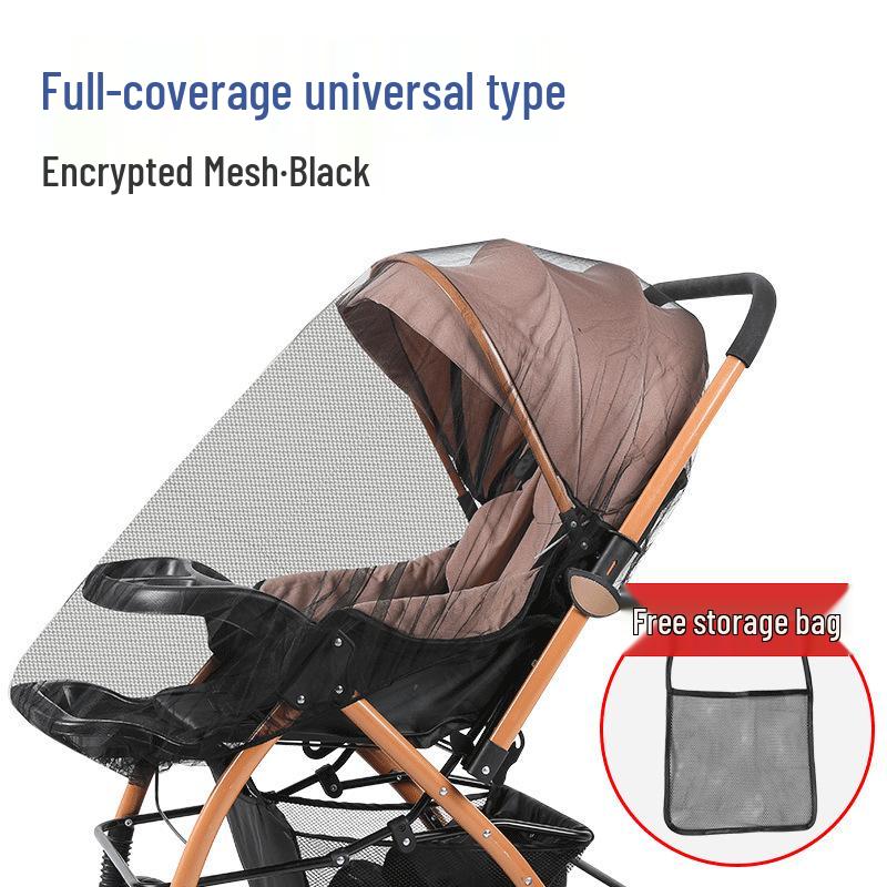 

Full Coverage Universal Stroller Mosquito Net - Foldable & Enlarged Mesh with Free Shipping