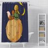 The L-Little P-Prince Cartoon Shower Curtain Waterproof Polyester Fabric Paint Colorful Bath Curtains Curtain With Hook