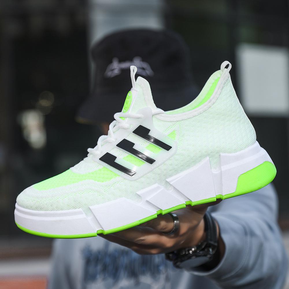 Large size new men's sports shoes trendy versatile breathable casual running shoes Korean version platform dad shoes