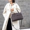 Top Layer Cowhide Crossbody Single Shoulder Large Capacity Genuine Leather Tote for Work Commuter Women's Bag All-in-one Tote Bag