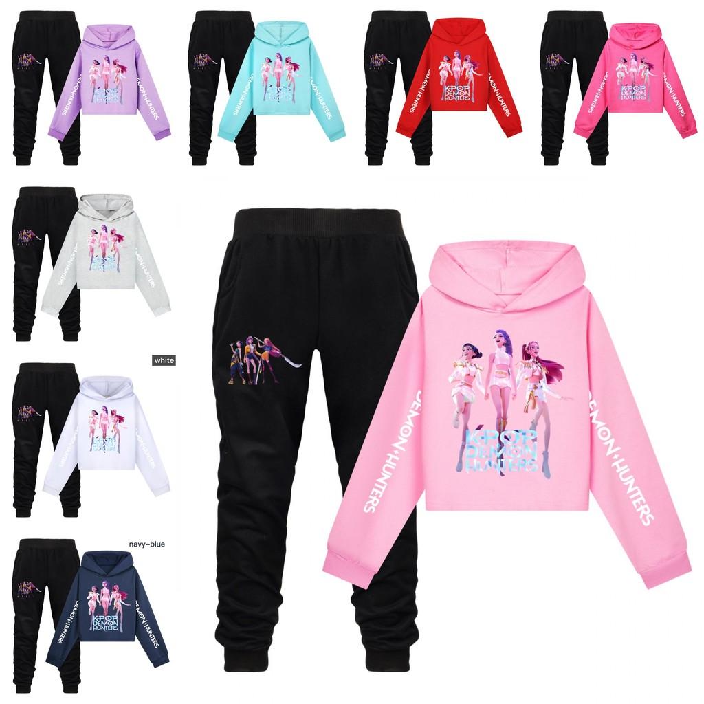 Kpop Demon Hunters Kids Sportswear Set With Cotton Fabric For Active Play