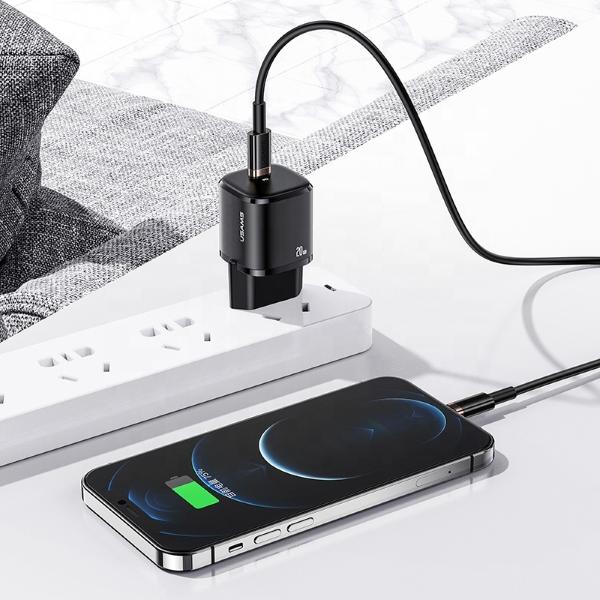 Ładowarka sieciowa 20W USAMS Power Delivery USB-C Biała