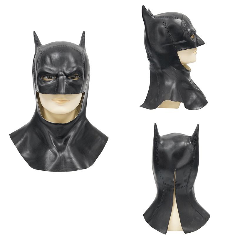 The 2022 Dark Knight Batman New Latex Masks Cowl Cosplay Party Props Superhero