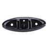 6in Boat Folding Cleat 316 Stainless Steel Marine Rope Cleats Heavy Duty Coated Black Dock Cleats for Yacht RV