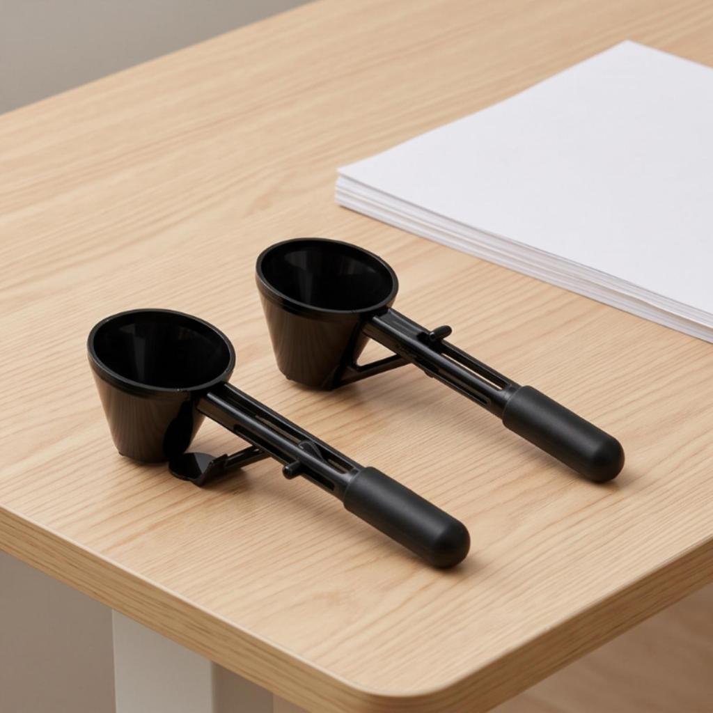 2 Pieces Mess Sliding Measurer Funnel | Compact Handheld Design, leak-resistant,