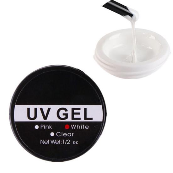1 Bottle Transparent UV Nail Gel Manicure Tool UV Builder Extension Gel Nail Art