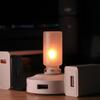 1 Set Simulated Flame Usb Flame Flickering Led Frosted Clear Glass Candle Night Light With Remote Control For Car Home Decor