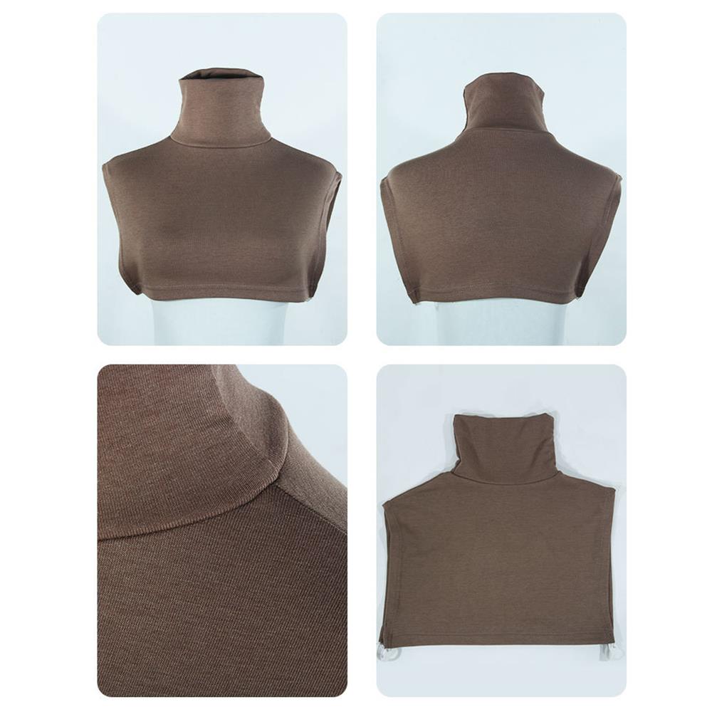 Winter Modal High Neck Fake Collar skin-Friendly Soft Turtleneck Fashion Warm  flase Collar Swater Shirt Detachable Collars