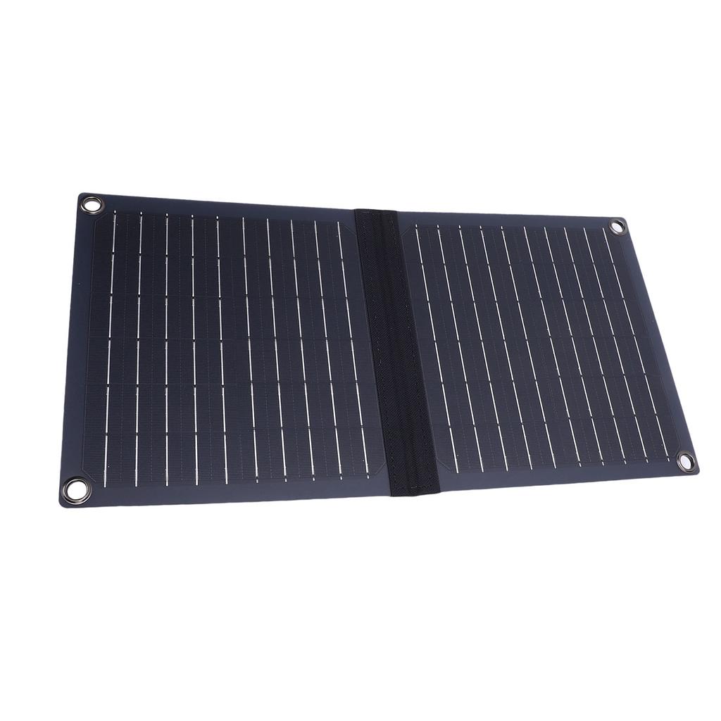 16W 5V Foldable Solar Panel Monocrystalline Silicon IP67 Rainproof USB A Type C Portable Solar