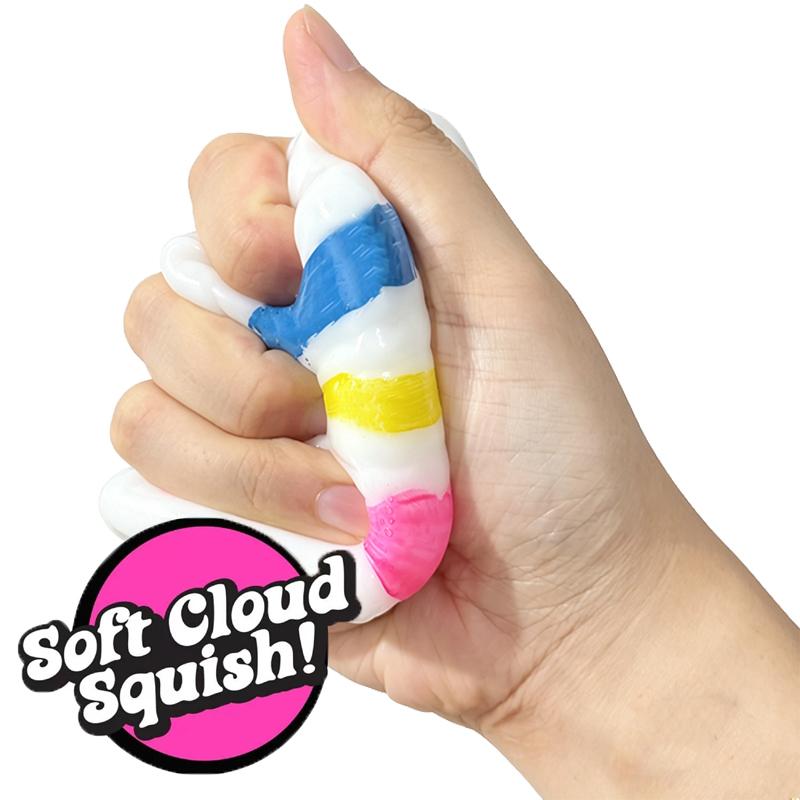 Needoh Sensory Peace O' Cake Juguete Antiestrés Alivio de la Ansiedad Concentración Calmar TDAH No Tóxico Apretar Estirar Juguete Antiestrés Para Adultos Regalo