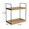 Bathroom Countertop Organizer Standing Vanity Tray 2 Tier Multipurpose Spice Rack Cosmetic