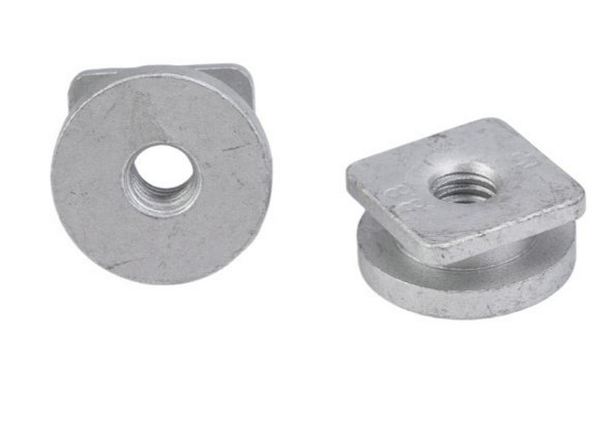 T-Type Welded Cut-Edge Nut: Antioxidant, Acid & Alkali Resistant, High Toughness, Natural Color Flange Nut for Auto Parts