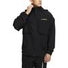 Adidas Terrex Logo Print Solid Color Cargo Pocket Detail Stand Collar Jacket Unisex Jackets Black HN2027