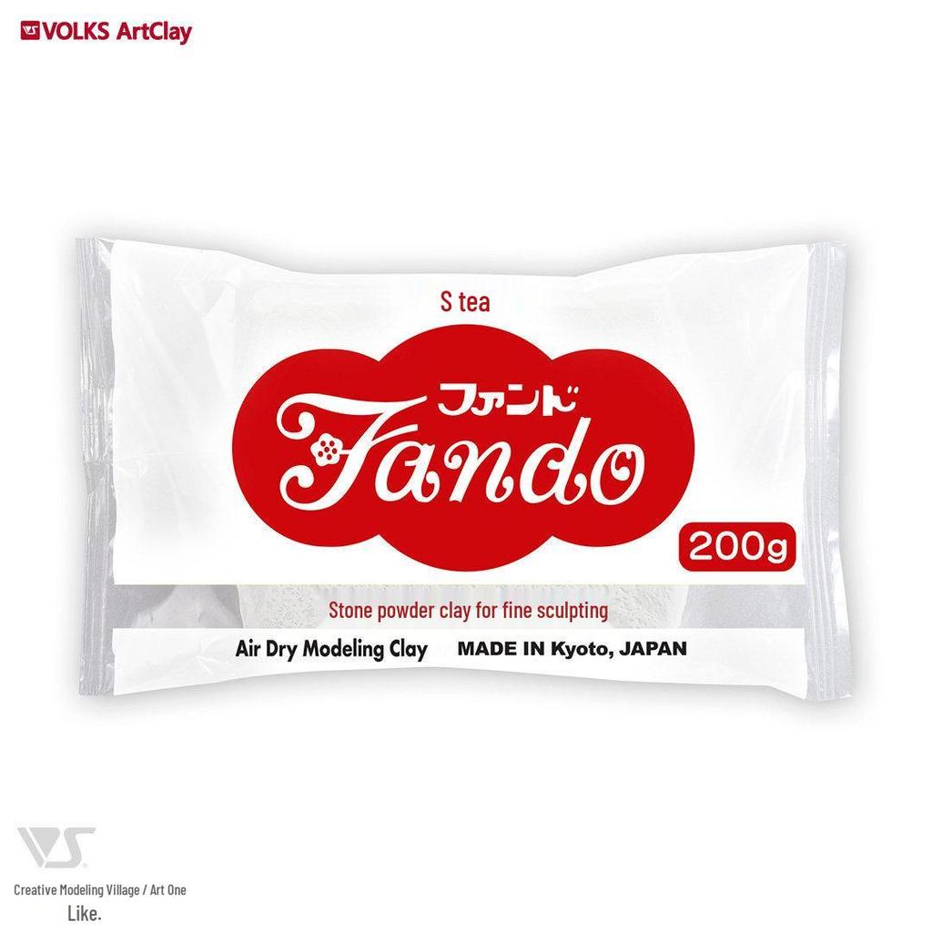 Ladoll White Air-Dry Clay Kit 500g - No-Bake DIY Stone Clay for Figures