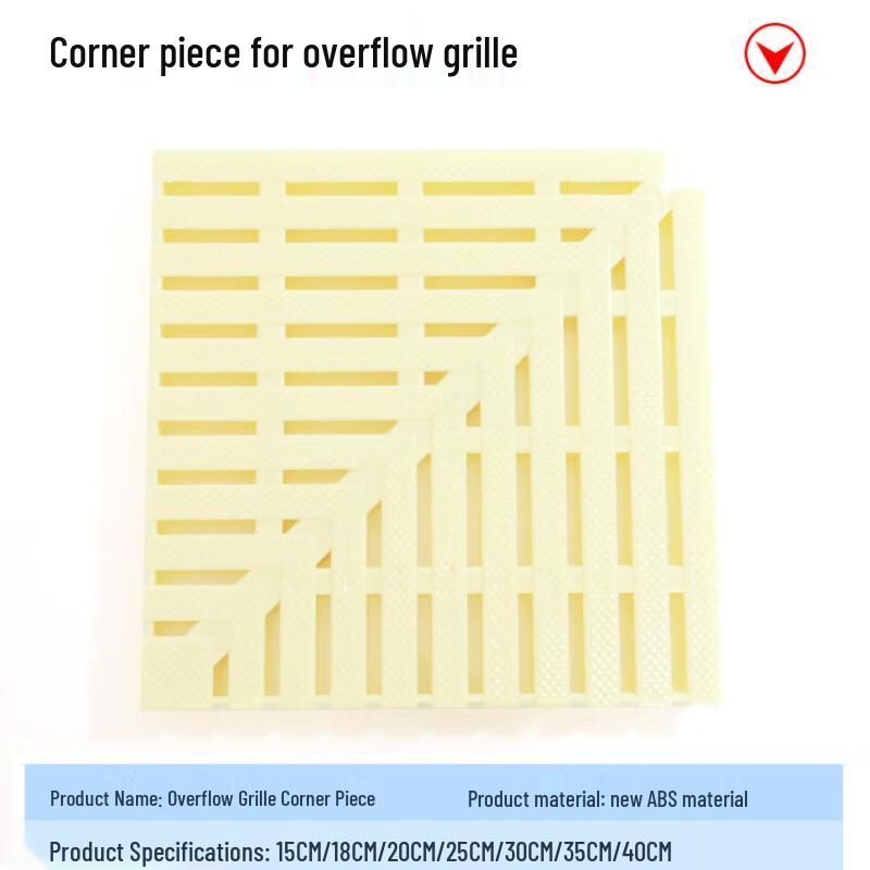 Swimming Pool Corner Overflow Drainage Grate