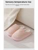 Thick-Soled Plush Cotton Slippers for Women & Men - Non-Slip Indoor Footwear for Autumn/Winter 2024
