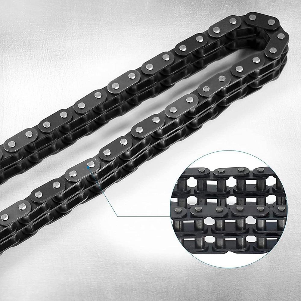 

M63K-Heavy-Duty Chain Oil Filter Wrench Double Chain Wrench Machine For Repairing Car Oil Filters Wrench black 14CM