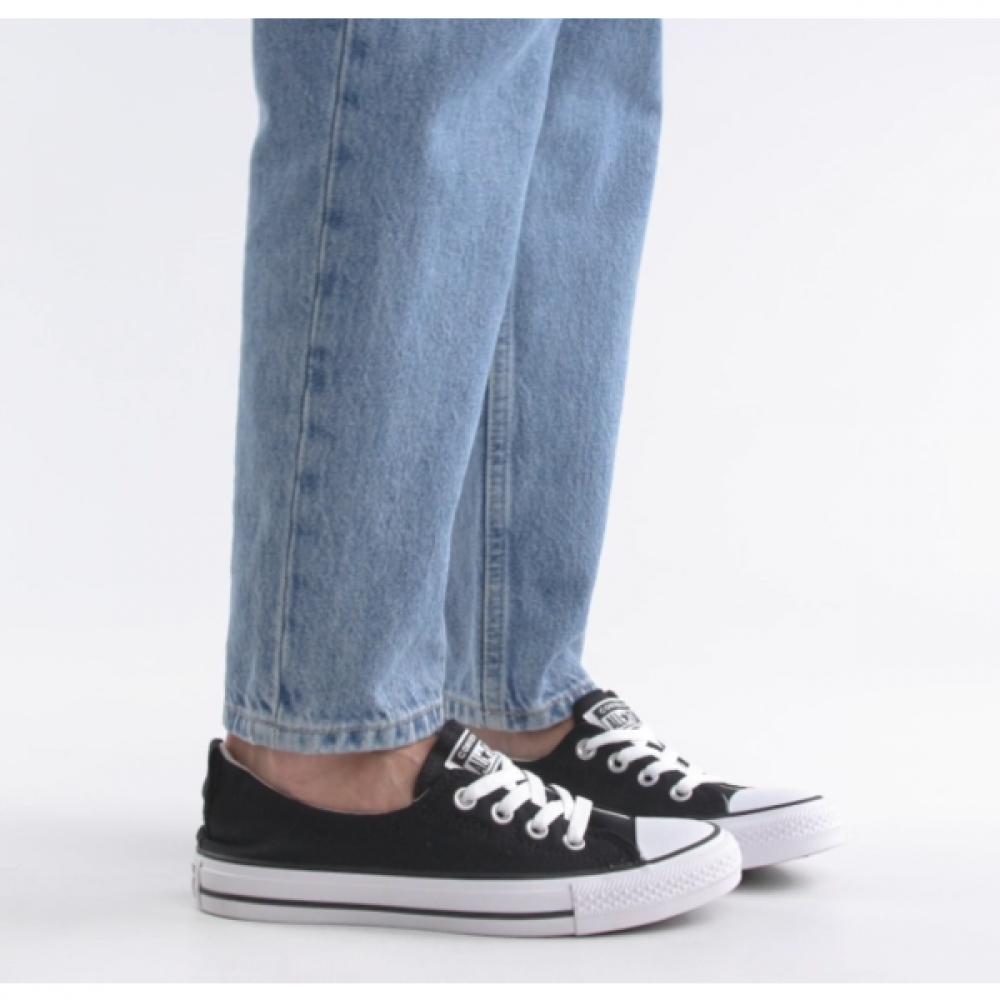 COnverse Shoreline Slip On Mule Slipper Canvas Black 537081c