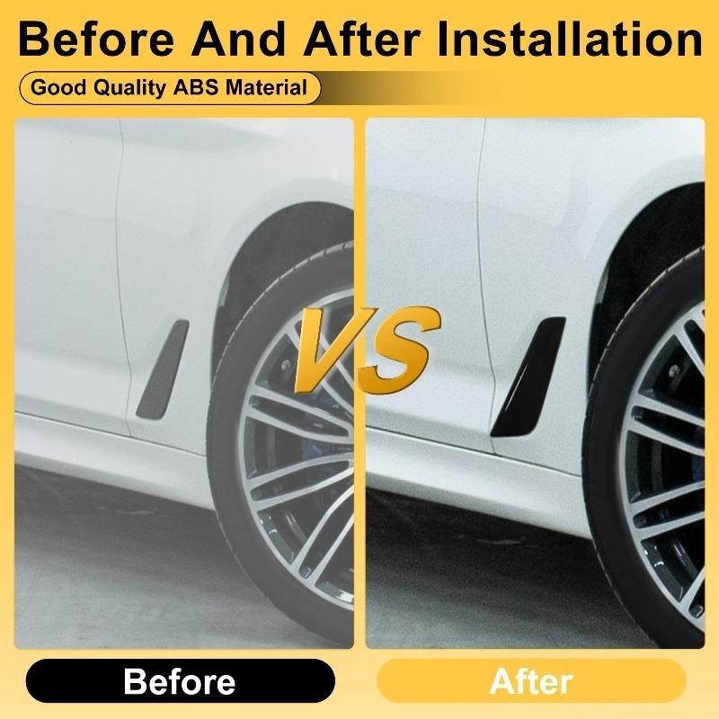 1Pair Front Side Fender Duct Trim For 5 Series G30 530e 530i 540d 540i 2017- Side Vent Cover 51747439013 51747439014