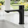 Stainless Steel Bathroom Faucet Single Cold Kitchen Sink Faucet Lavatory Basin Faucet  Powder Room