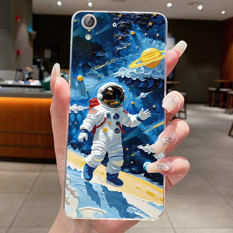 Hülle Für Huawei Y6 II Y6ii CAM-L21 L03 L23 L32 Hülle Ästhetisch Mode Niedliche Katze Cartoon Transparent TPU Weiches Silikon Rückabdeckung