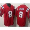 Vlastní vyšívaný fotbalový dres Tým New England Patriots Sportovní uniforma Pánské Fanoušci