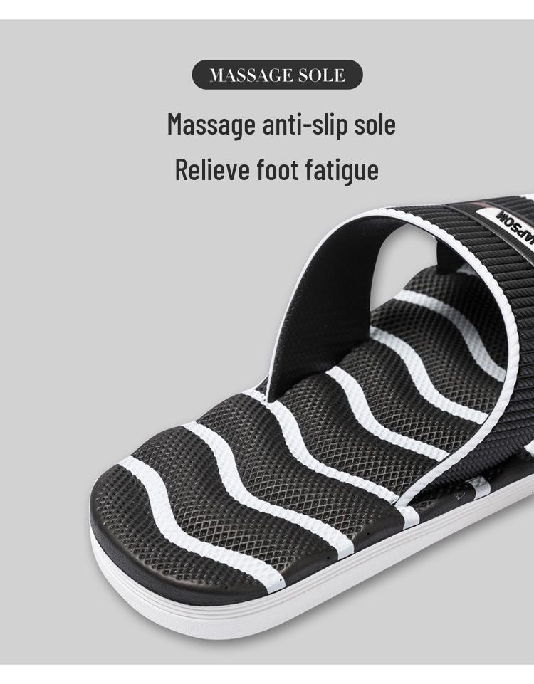 Herren Übergröße Rutschfeste Massage-Slipper - Dicke Sohle EVA Indoor Sommer-Pantoletten