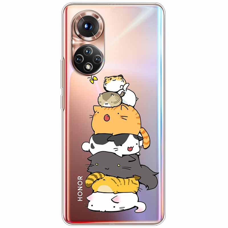 Clear Soft TPU Cover For Honor 50 Pro Lite Case Honor70 5G New Silicone Transparent Funda for Huawei Honor 70 5G Honor50 Coque