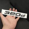 3D Glossy Black Car Rear Trunk Letters Stickers For BMW E46 E36 G20 E90 F30 E92 316d 318d 320d 325d 330d Emblem Logo Accessories