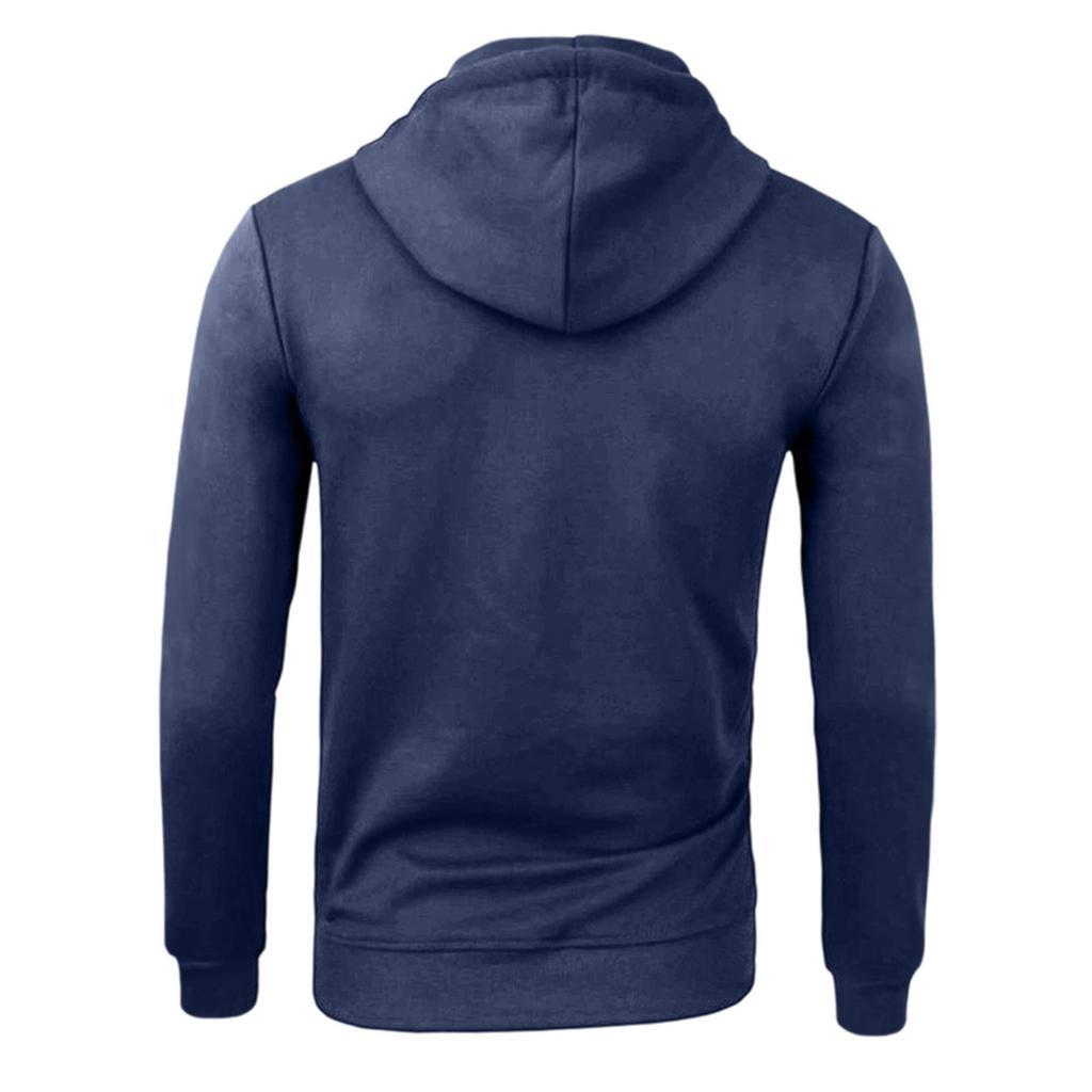 Men's Color Athletic Casual Hoodie for Spring and Fall