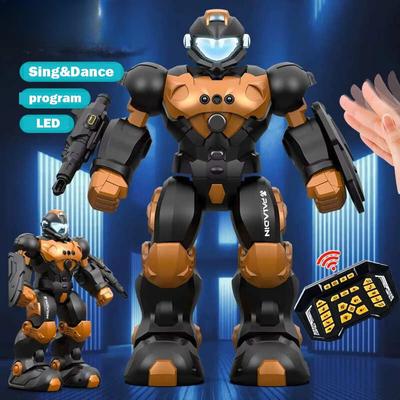 Neues intelligentes Sprachdialog-Fernbedienungsroboter-Spielzeug mit Programmierung der Sprachsteuerung mit Dualmodus und Gestenfernbedienung, elektrisches Modell, Spielzeug für Jungen, Geschenk