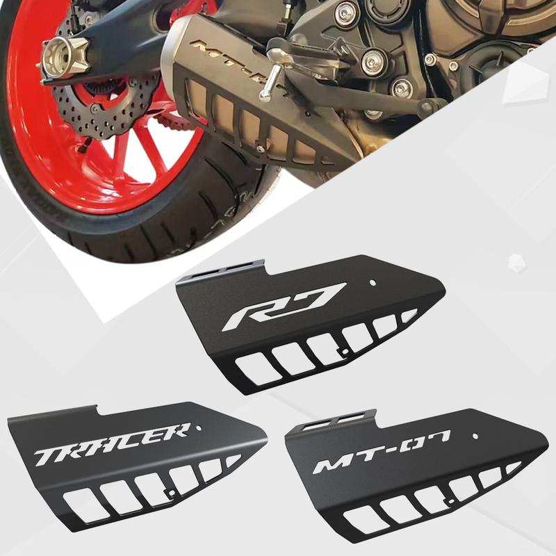 For YAMAHA MT-07 FZ-07/ABS TRACE YZF R7 2014~2024 Motorcycle Accessories Exhaust Pipe Heat Shield Cover Muffler Protector Guard