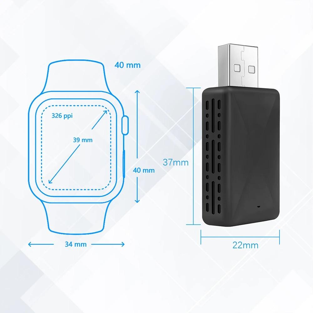 Draadloze adapter Carplay en Android Auto - 2-in-1 Auto Connect Box - Converteert CarPlay & Android bekabelde auto's in draadloos met auto's - spraakbesturing, plug and play, USB type C
