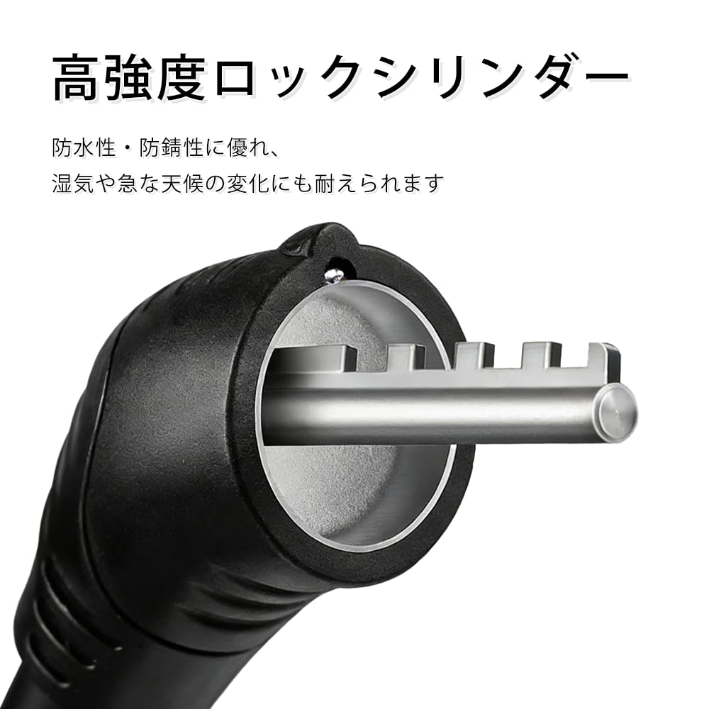 Bicycle Road Bike Cable Dial Black Lock, Lock, Lock, 4-Digit Lock, Portable, Anti-Theft,