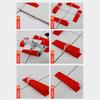 100Pcs Ceramic Tile Leveling System Clips Spacers Laying Clips For Tile Laying Floor Wall Construction Tools 1/1.5/2/2.5/3Mm