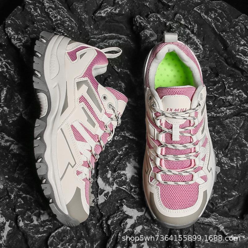 Herbst und Winter wasserdichte Wanderschuhe Damen Freizeitsportschuhe rutschfeste Wanderschuhe Reiseschuhe verschleißfeste Geländebedingungen