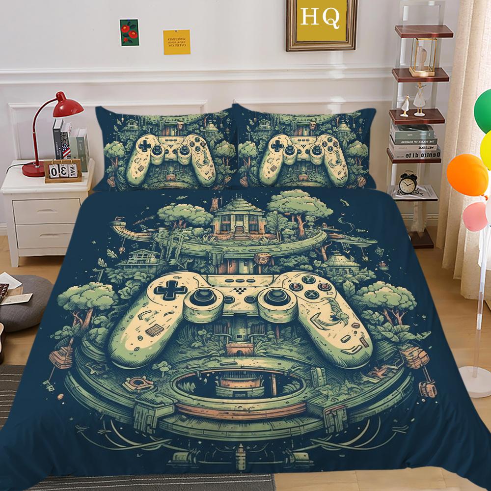Game Handle Bedding Cover Suit High Quality Home Bedclothes Printed Bed Cover Sets Fashion Microfiber Home Bedding Sets
