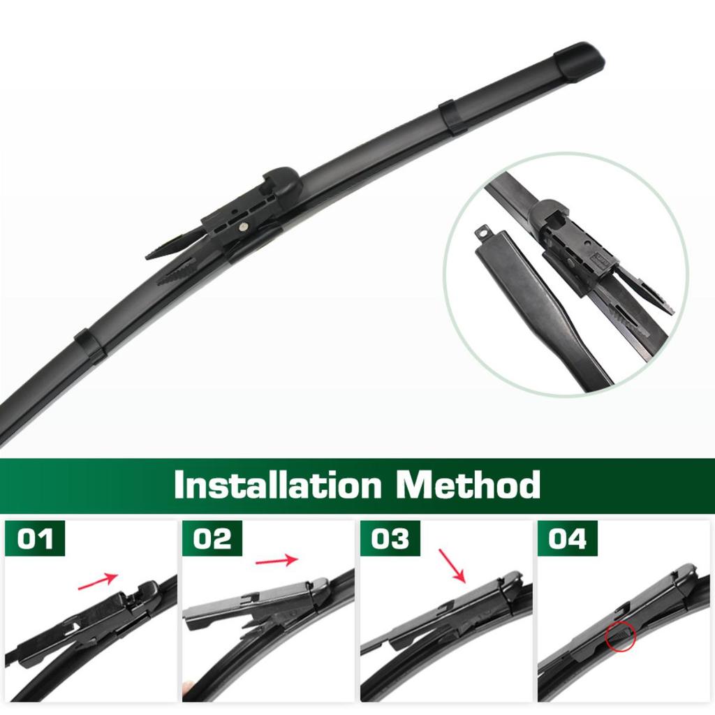 For Ford Mondeo Fusion 5 2015-2021 2016 2017 2018 2019 2020 Wiper Front Wiper Blades Windshield Windscreen Window Brush 28"+28