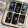 C-Keria Phone Case For Samsung Galaxy A73,A21s,A22,A31,A52,A53,A71,A41Soft Black Shell