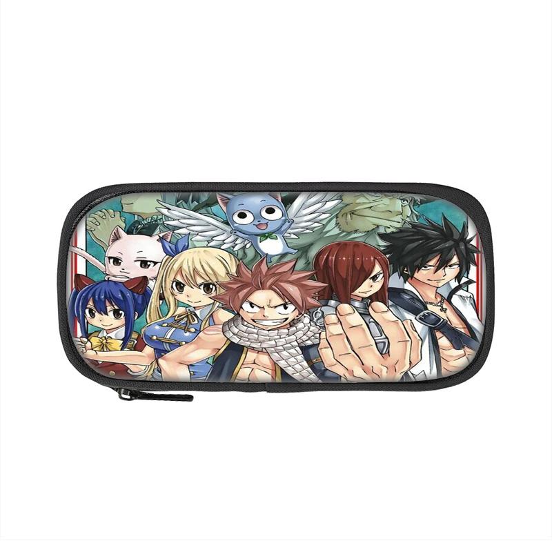 Fairy Tail Pencil Case Pen Bag Boys and Girls Best Gift Stationery Sport Travel Women's Makeup Bag