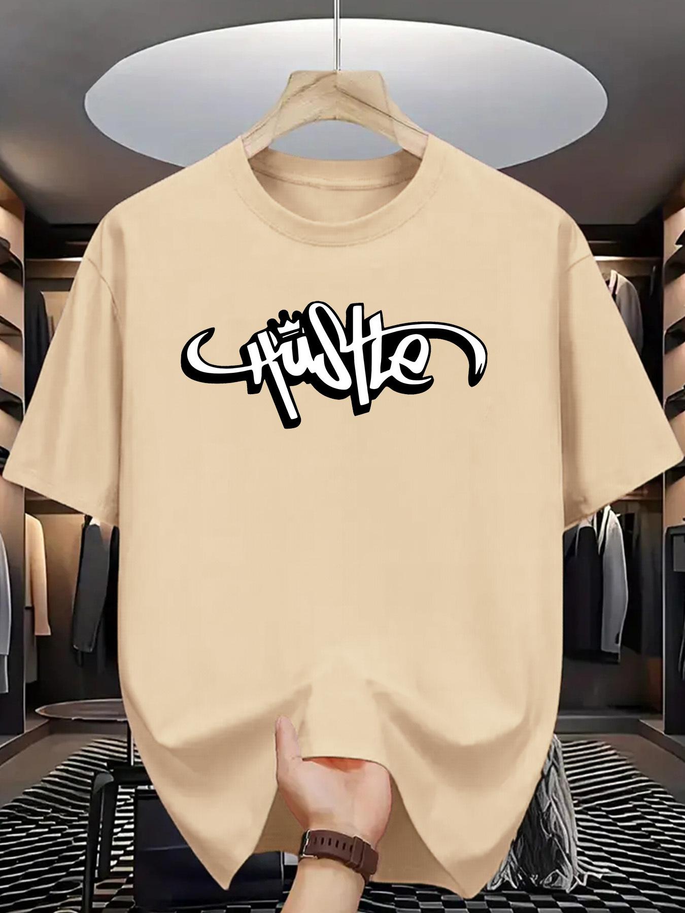 

Men s Summer 100% Cotton Fashion Graffiti Pattern Printed Casual Loose Sports Round Neck Short Sleeve T-shirt Top S разноцветный