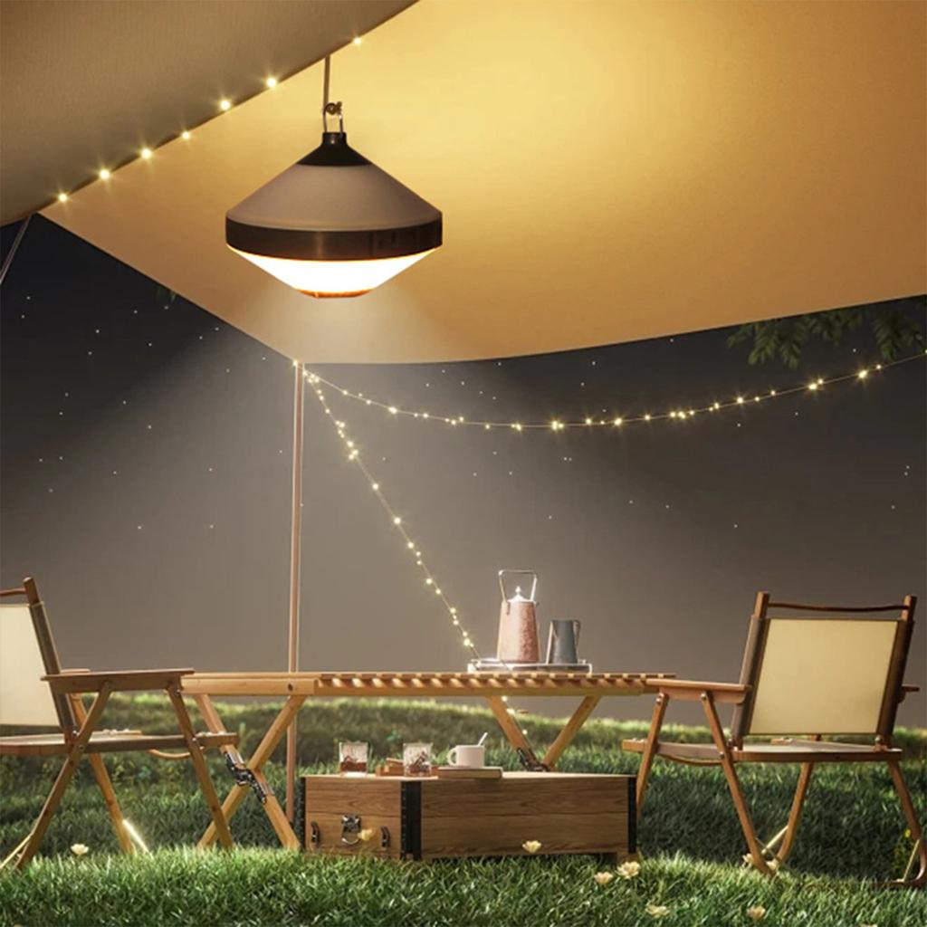 LED Outdoor Camping Lights Canopy Ambience Decoration Lights Waterproof 7 Colours String Lights Emergency Lights