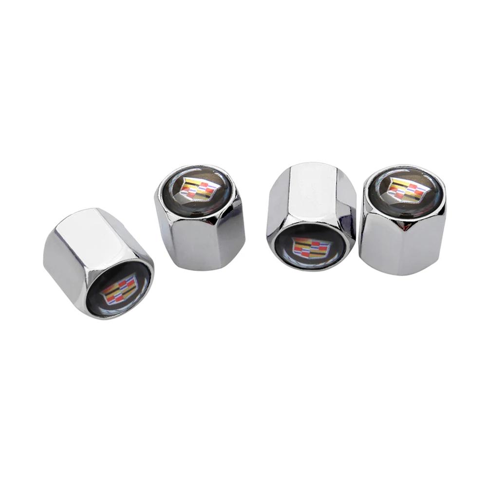 Metal Wheel Stem Cover Tire Valve Caps for Cadillac Escalade CTS CT5 XT5 XTS XLR BLS SLS STS ATS SRX Deville Tiburon Accessories