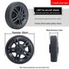Universal Wheel Replacement for Luggage Suitcase: Leather Caster Rubber Roller Rim Repair Accessories