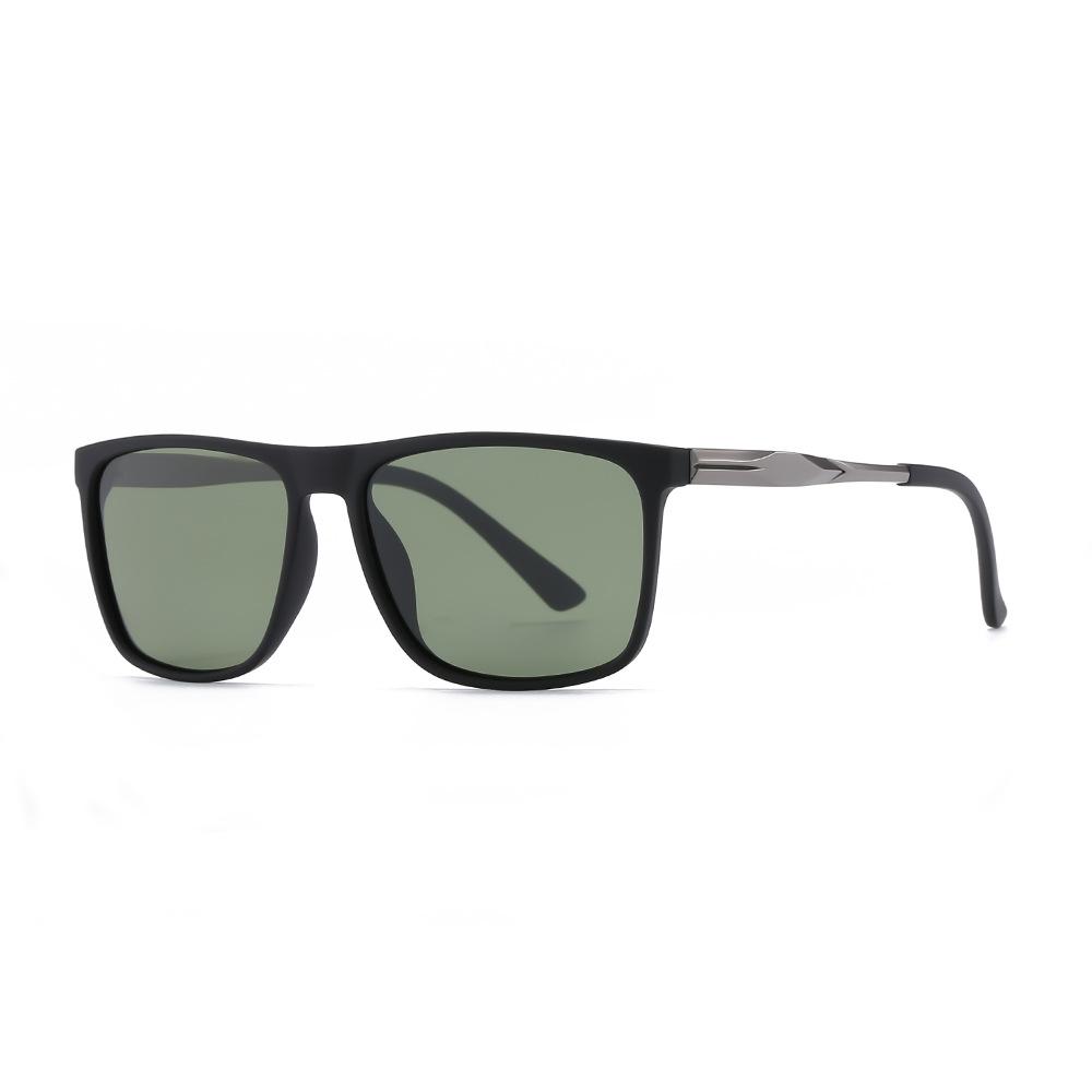 

Classic Square Retro TR90 Frame Polarized Sunglasses Men Women Brand Designer Sun Glasses Travel Driving Vintage Eyewear UV400 зелёный