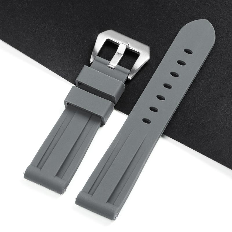 Rubber Bracelet for Panerai 20mm 22mm 24mm 26mm Universal Silicone WatchBand Strap for Omega for Casio Sport Men Women Wristband